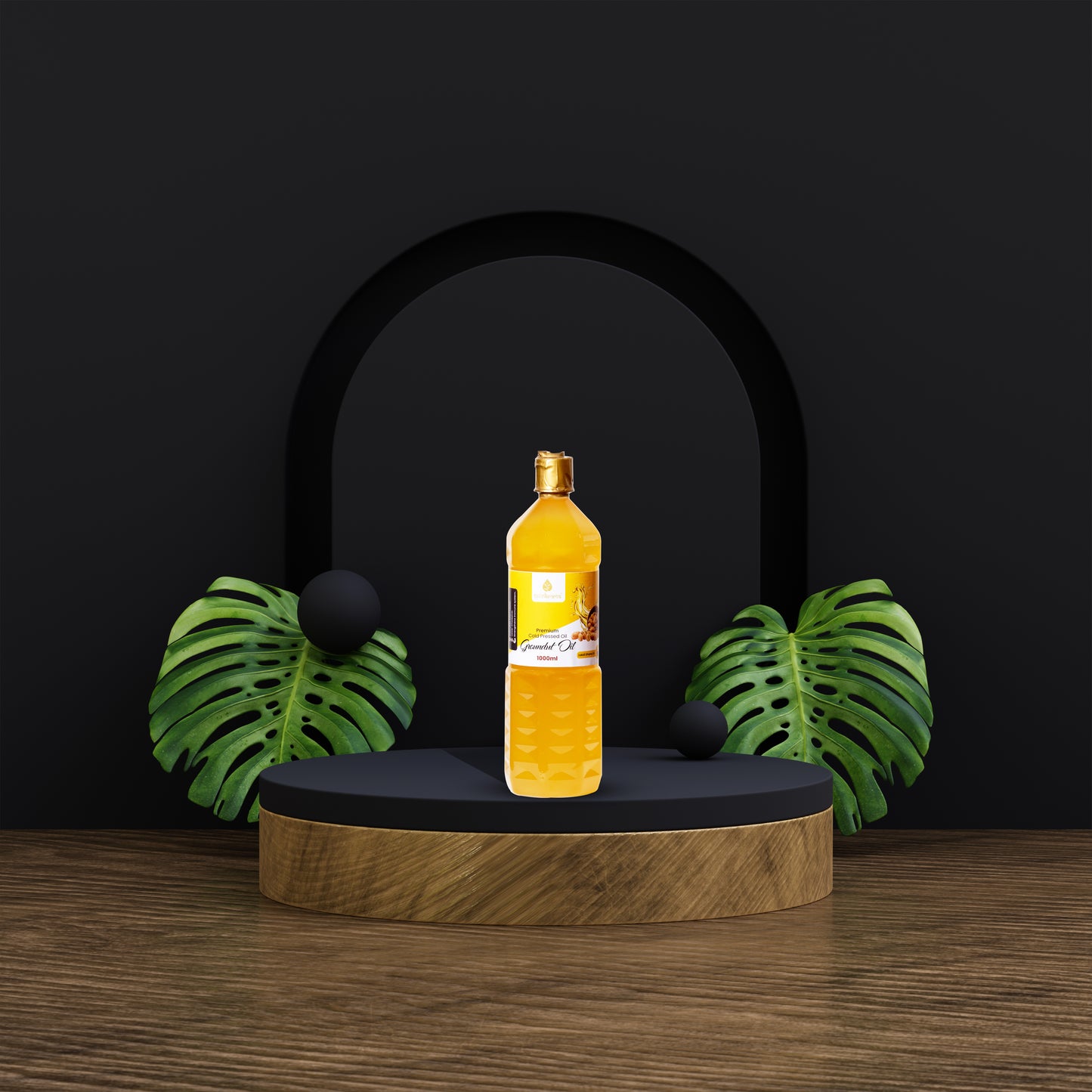Cold Pressed Groundnut Oil 1 Ltr
